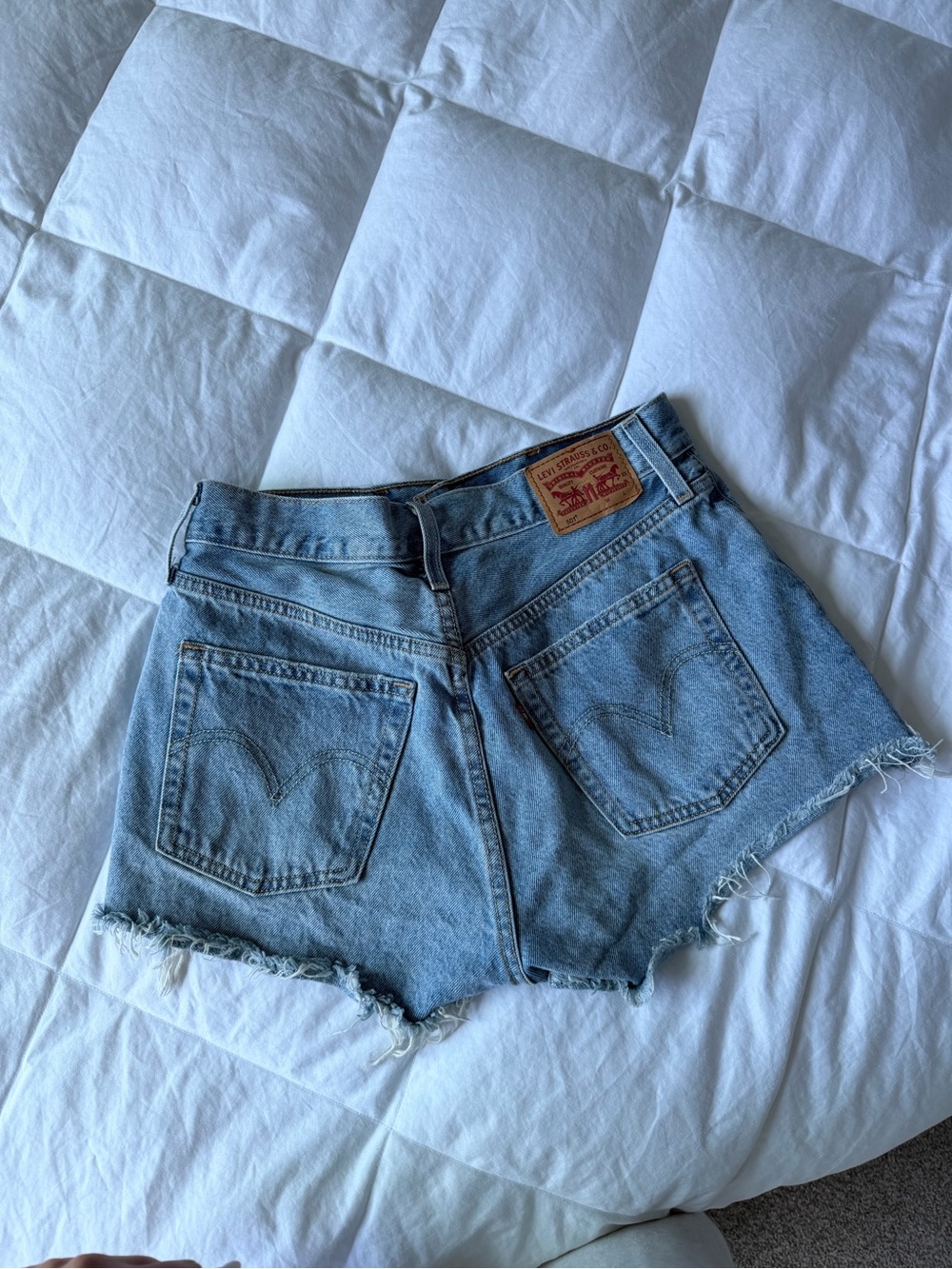 Levi's Light Blue Denim Shorts - Women's